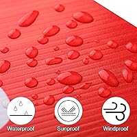 Vista 4 de Amyhill Letreros de venta de garaje con estacas de metal, de doble cara, de plástico corrugado de doble cara, con flechas direccionales para eventos