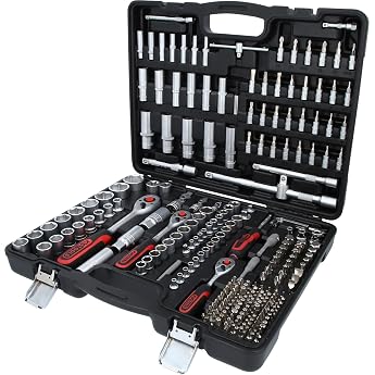 KS Tools 917.0255 Evolution Series 1/4 Inch + 3/8 Inch + 1/2 Inch + 5/16 Inch Socket Spanner Set, 255 Pieces