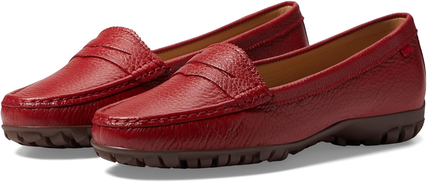 Marc Joseph New York Women's Genuine Leather Made in Brazil Lightweight Union Golf Performance Shoe