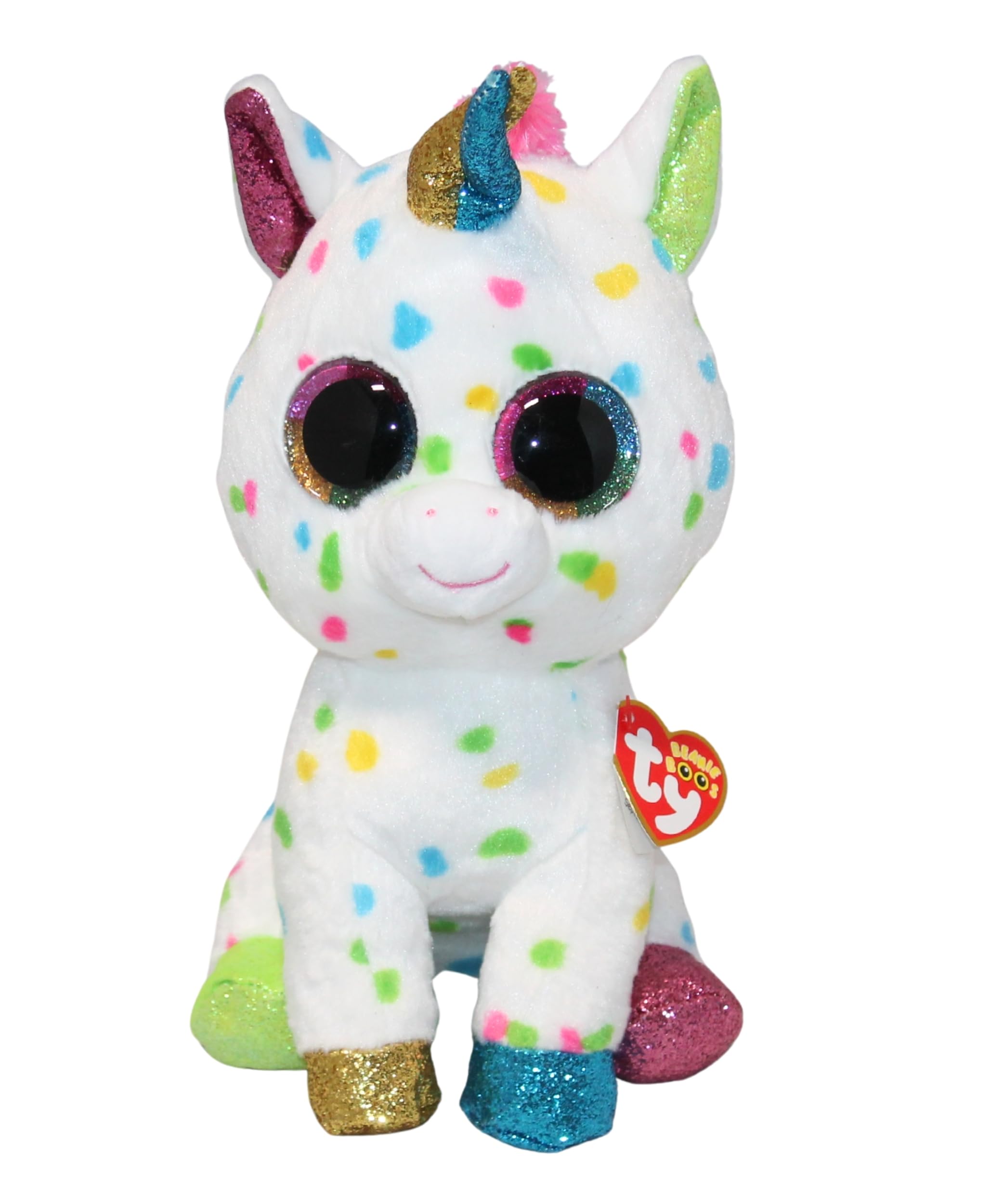 Ty Beanie Boos TY37266 Harmonie the Unicorn Buddy 24cm