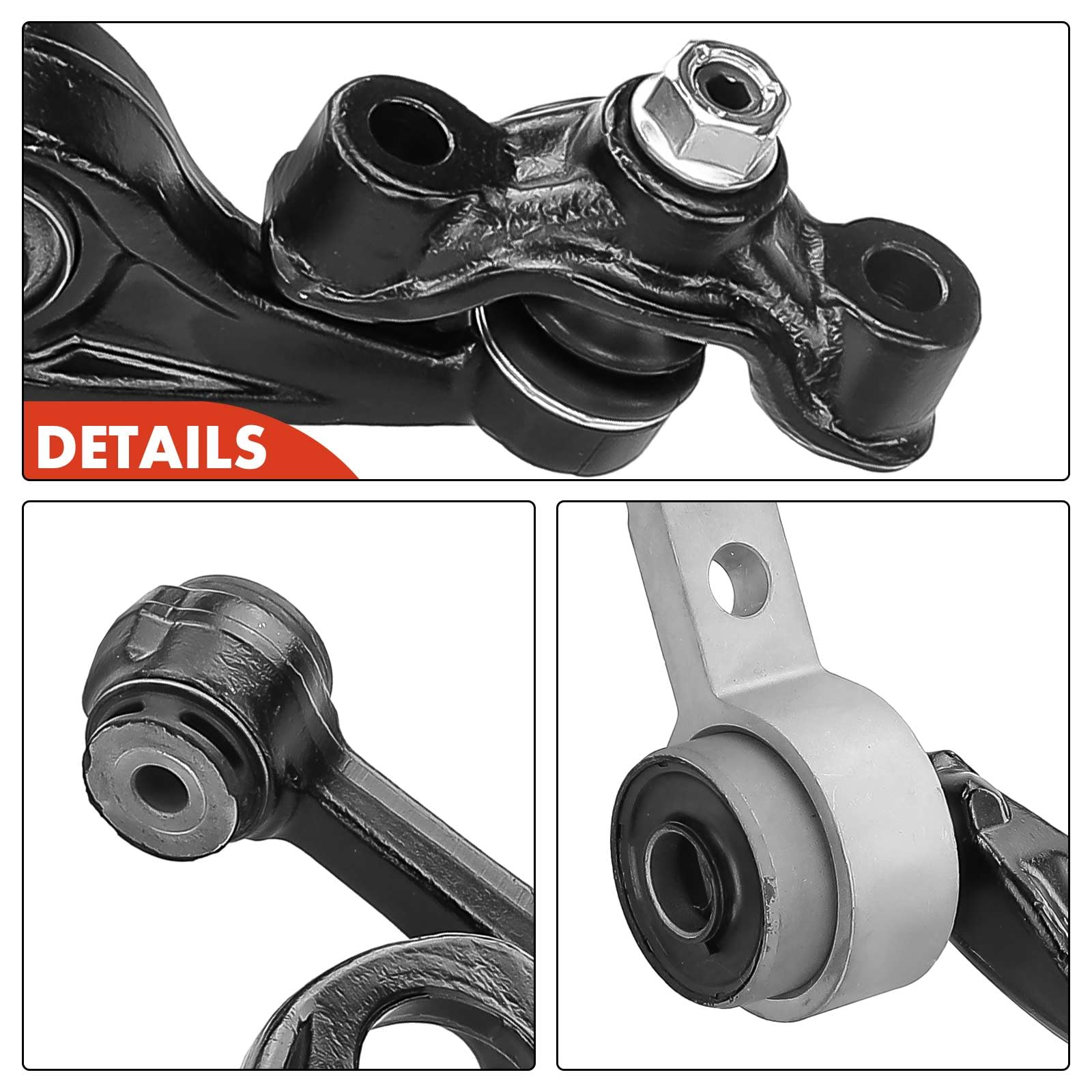 Frankberg 2x Querlenker Achslenker Vorne Kompatibel mit 6 Hatchback GH 1.8L-2.5L 2007-2013 6 Kombi GH 1.8L-2.5L 2007-2013 6 Stufenheck GH 1.8L-2.5L 2007-2013 Replace# GS1D34300G