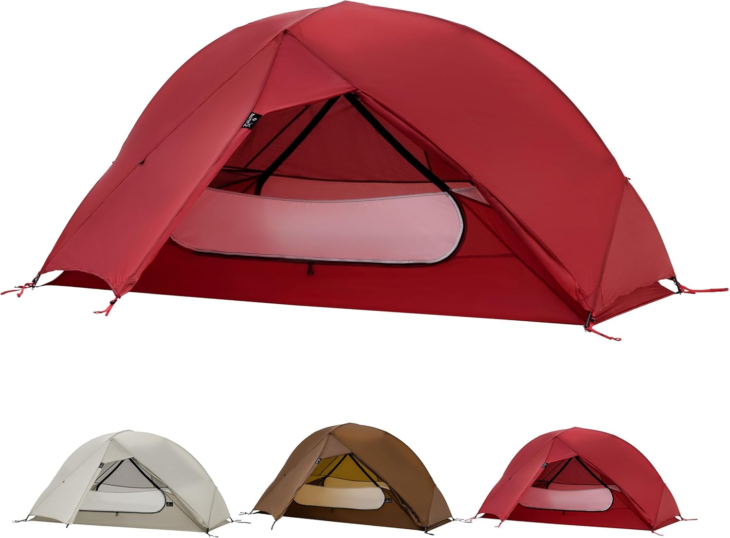Thous Winds Camping Tent, 1 Person Lightweight Tent for Backpacking, Ultralight Easy Setup Waterproof Camping Tent, for Outdoor Trekking Mountaineering