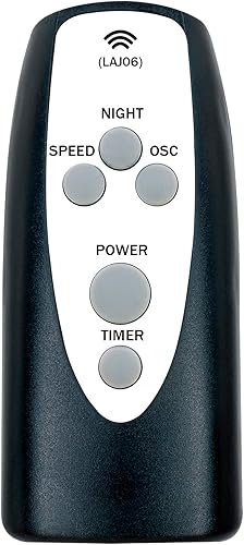 Miniatura 7 de Mando a Distancia de Repuesto para Lasko 2033666D 2033666C T42050 T36205 T42552 T42951 T42952 T42954 T42964 T48312 T48322 T48332 T48332 122.8 in