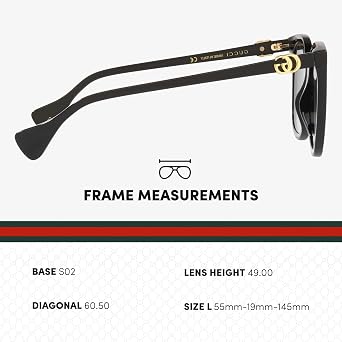 Gucci GG1071S GG Running Logo Soft Cat-Eye Shape Sunglasses Sunglasses with Luxury Eyewear Kit