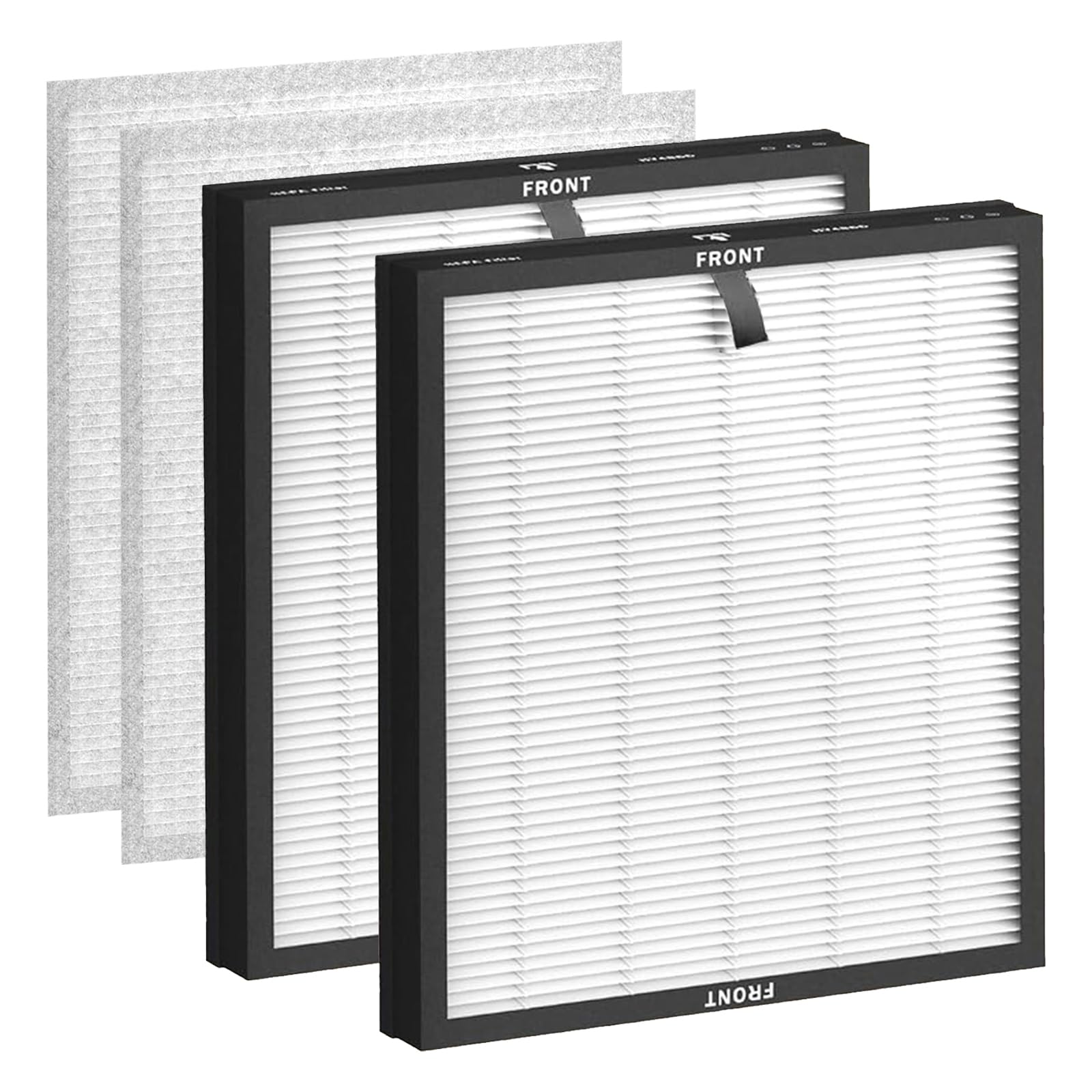 HY4866 - Set di filtri di ricambio compatibili con purificatore d'aria MORENTO HY4866 3 in 1 H13, filtro HEPA ai carboni attivi e prefiltro (2 pezzi)