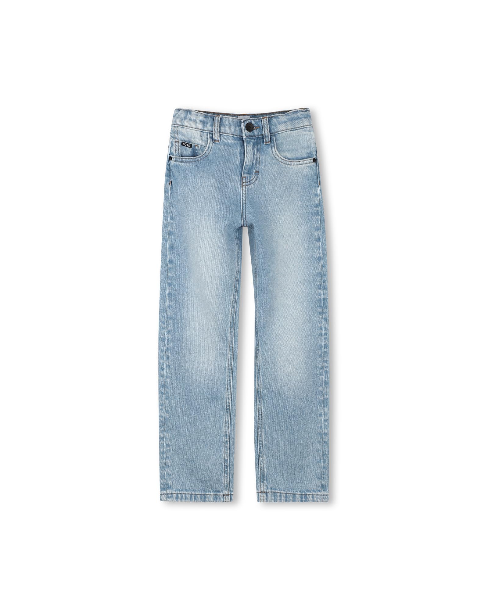 Boss Pantalones Vaqueros para niño, Azul, 14 años