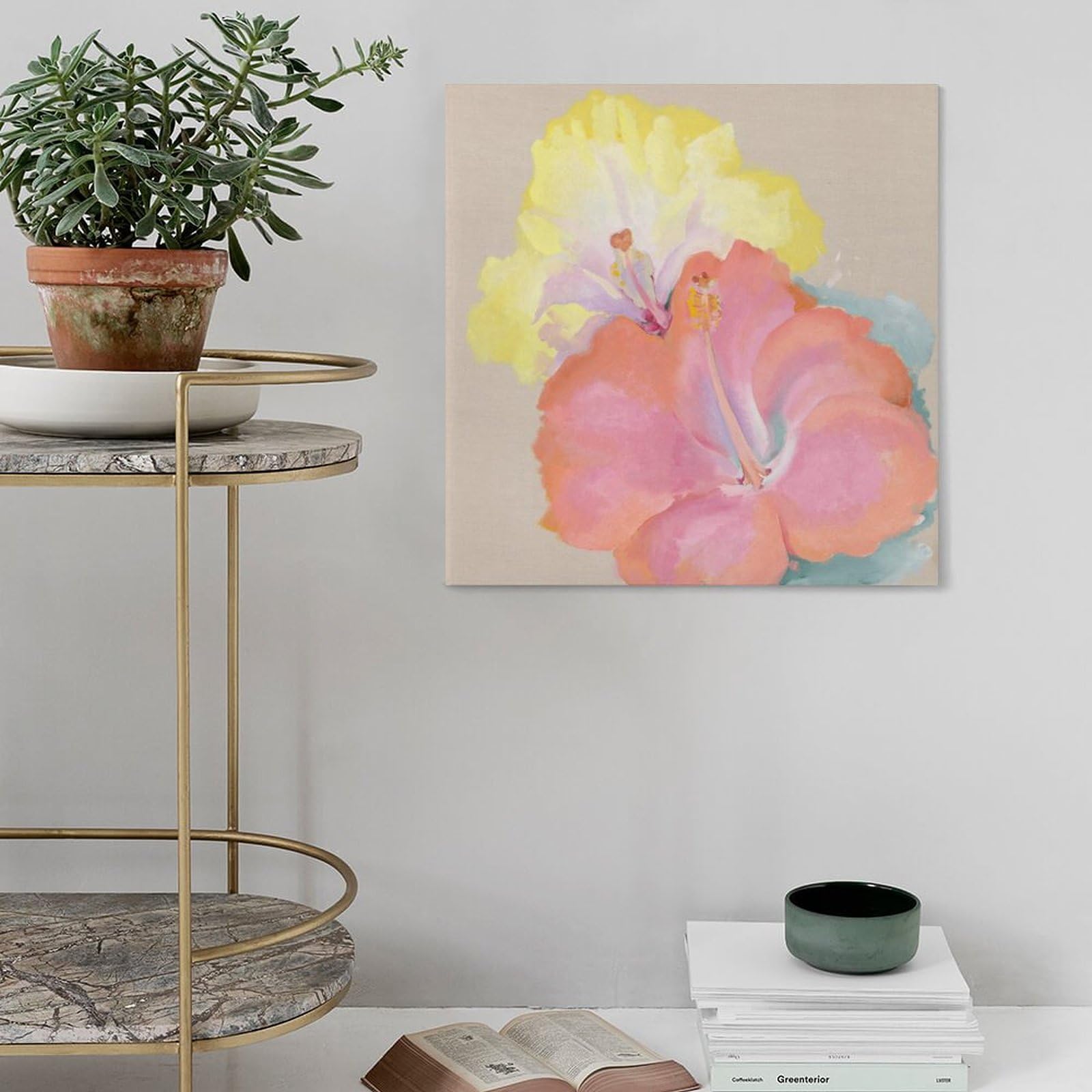 Amazon.com: Georgia·O'Keeffe Poster Pirnt Untitled (Hibiscus),1939