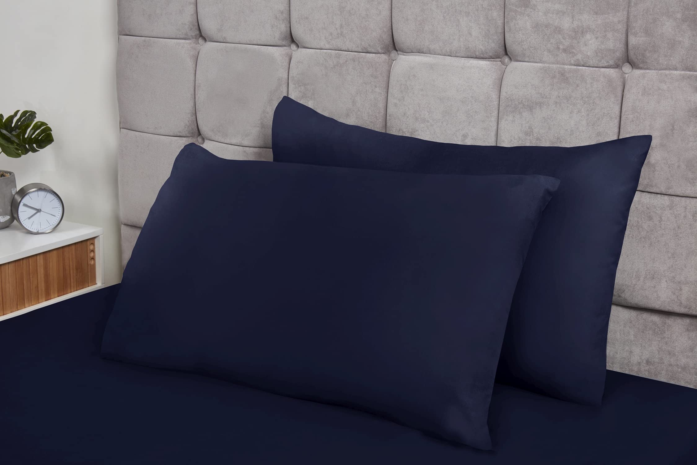 Emma Barclay  Blue Pillowcase Pair Non Iron Soft Touch Lyla, Sports Direct