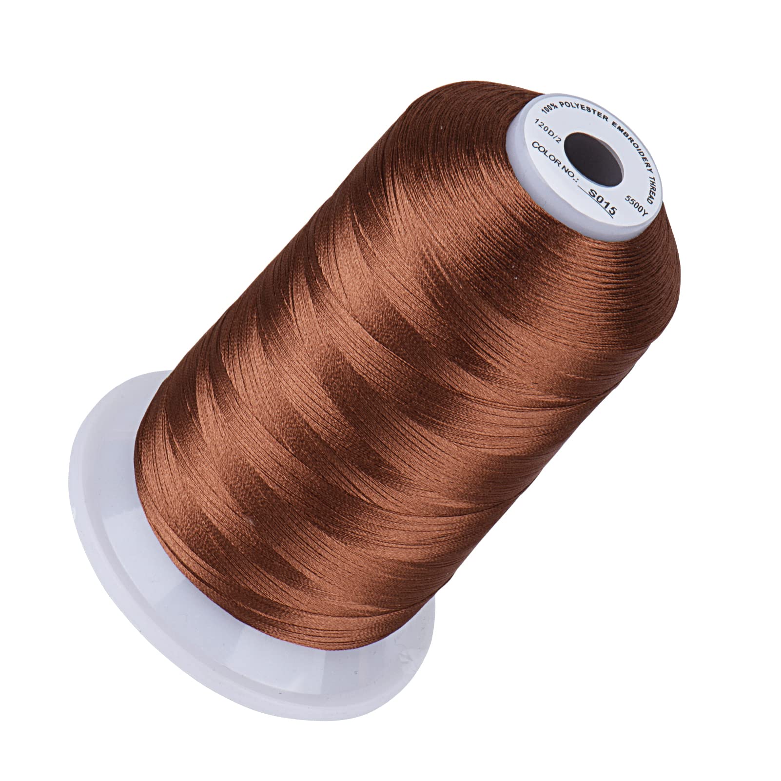 Amazon.com: Simthread Embroidery Thread Toasted Almond S015 5500 Yards ...