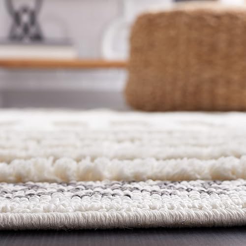 Miniatura 6 de Safavieh Urban Collection URB212B - Alfombra moderna de mediados de siglo con borlas y flecos, para entrada, vestíbulo, sala de estar, dormitorio,