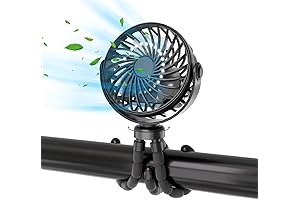 Stroller Fan - Portable Rechargeable Fan for Travel