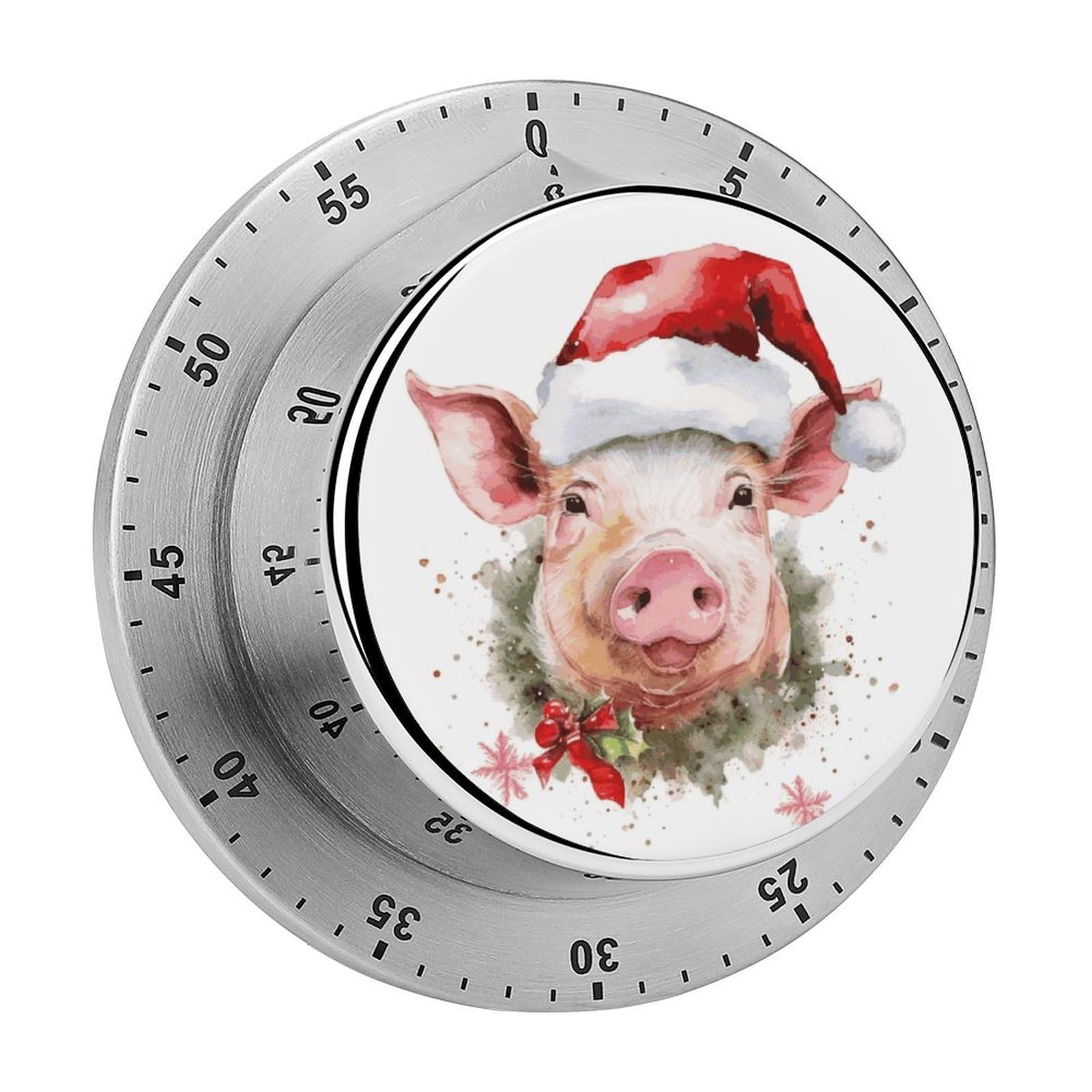 Adfgyerh Style Smiling (2) Timer For Cooking, Kitchen Timer Magnetic No Batteries Required, Mechanical Timer With Loud Alarm, For Fitness Baking Exercise Oven