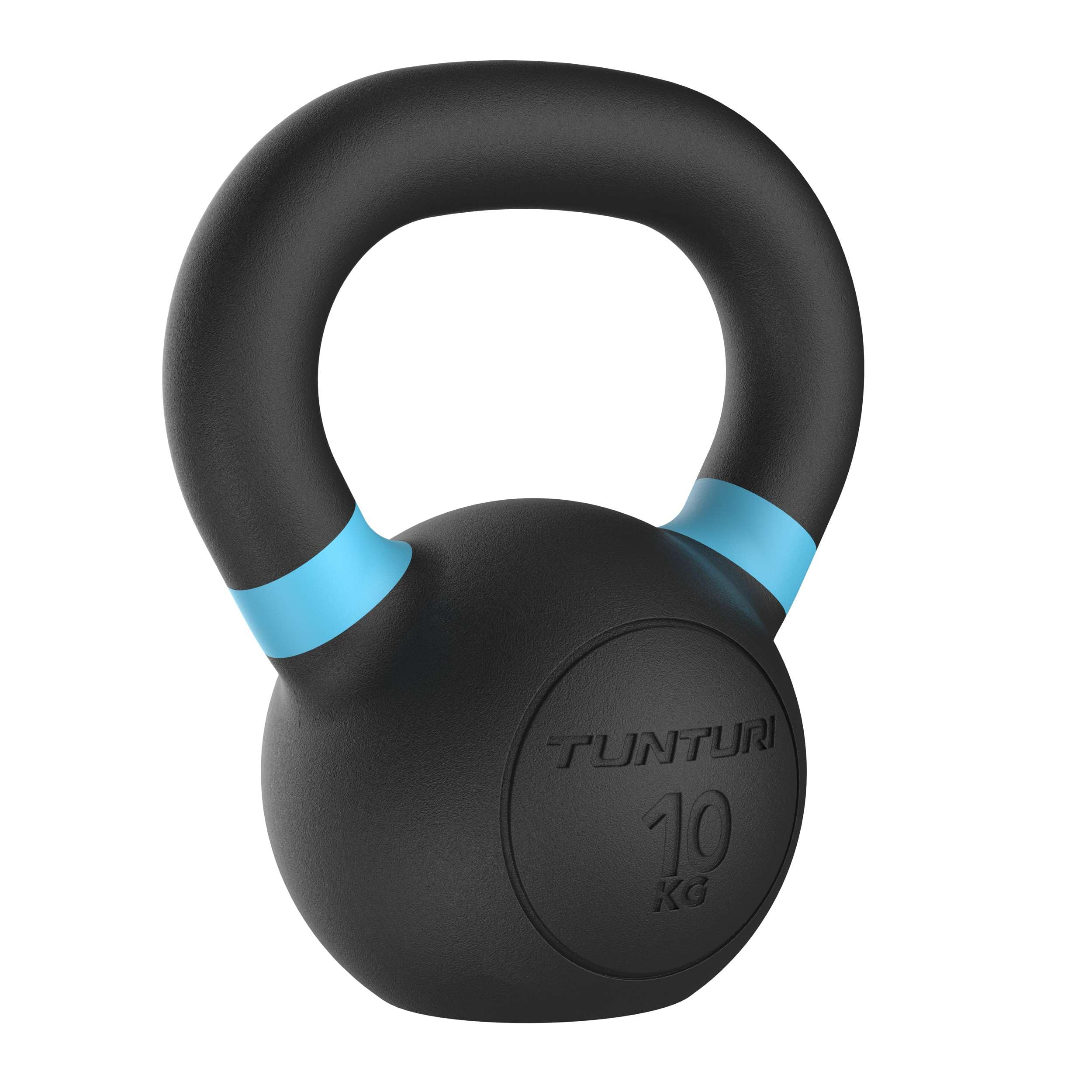 Tunturi Platinum Gusseisen Kettlebell – 4 kg – Inkl. Gratis Fitness App
