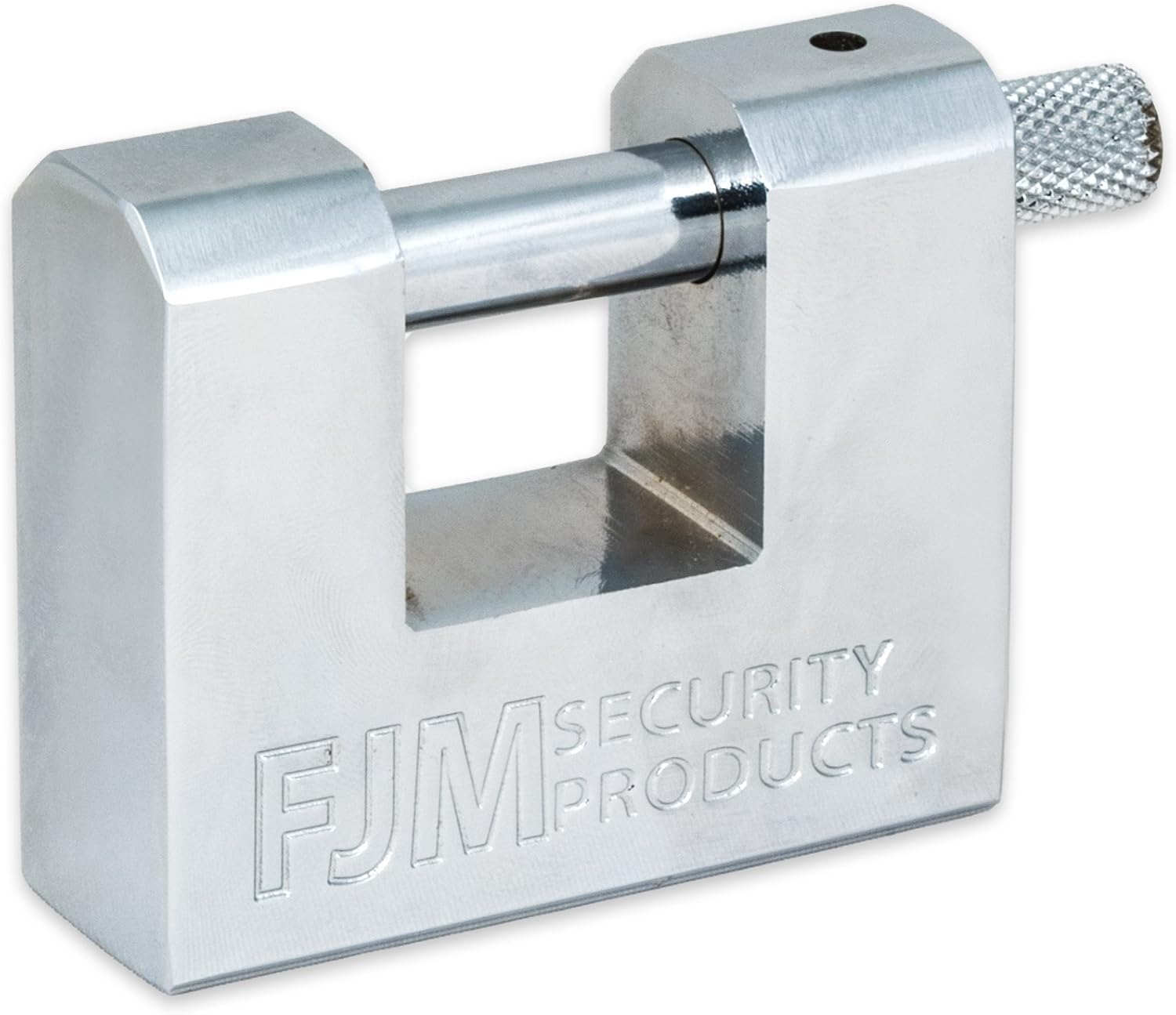 Prоmо 40% оƒƒ FJM Security Products SPSA60-KA Triple Chrome Plated D-Shaped Security Padlock, Weatherproof and Keyed Alike, 2-⅜ Inch