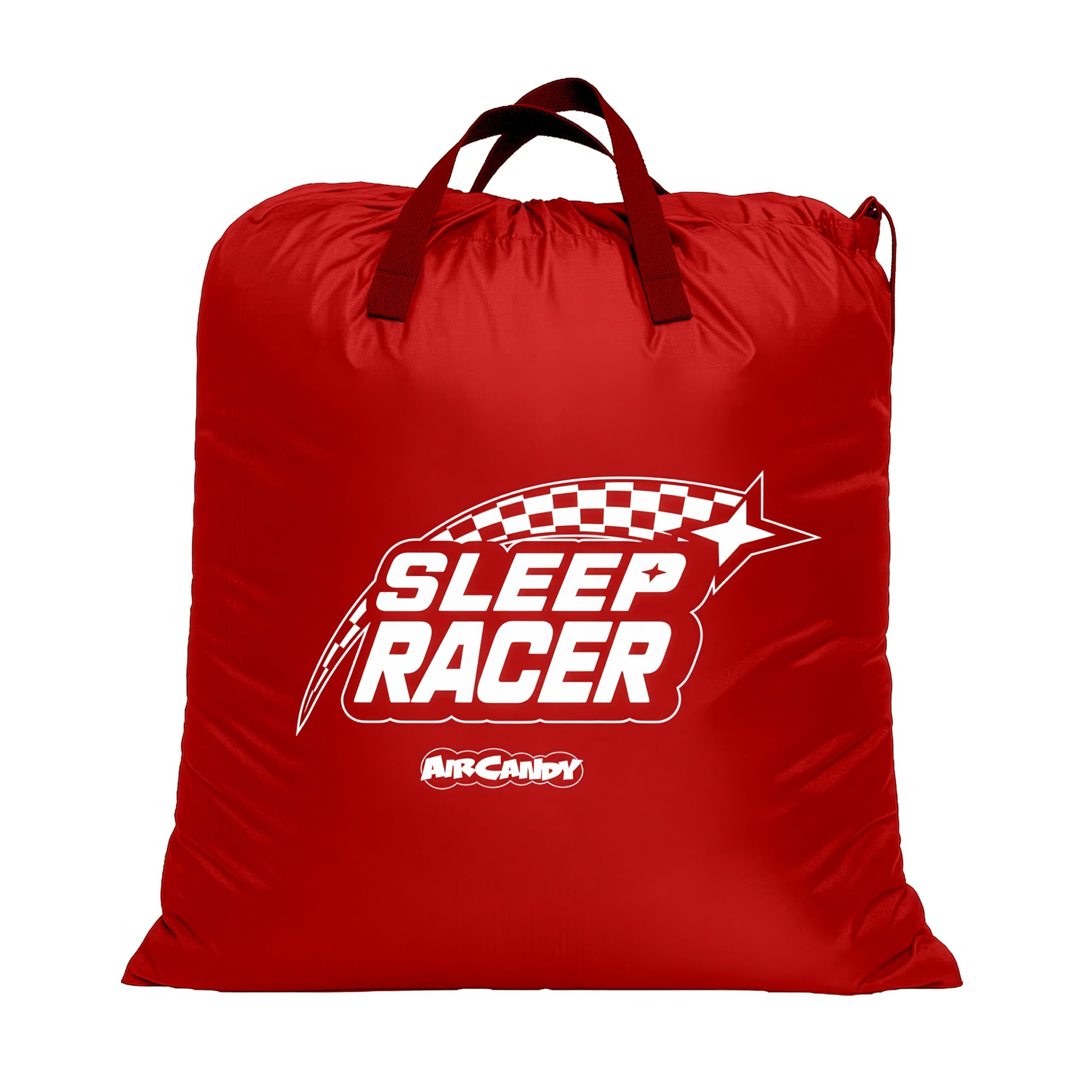 Air Candy Sleep Racer, comodo lettino gonfiabile per auto con LED rosso, per bambini dai 2 ai 6 anni