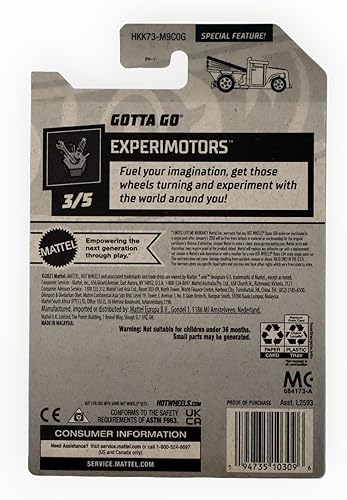 Miniatura 2 de Hot Wheels Gotta Go, Experimotors 35 naranjablanco 48250