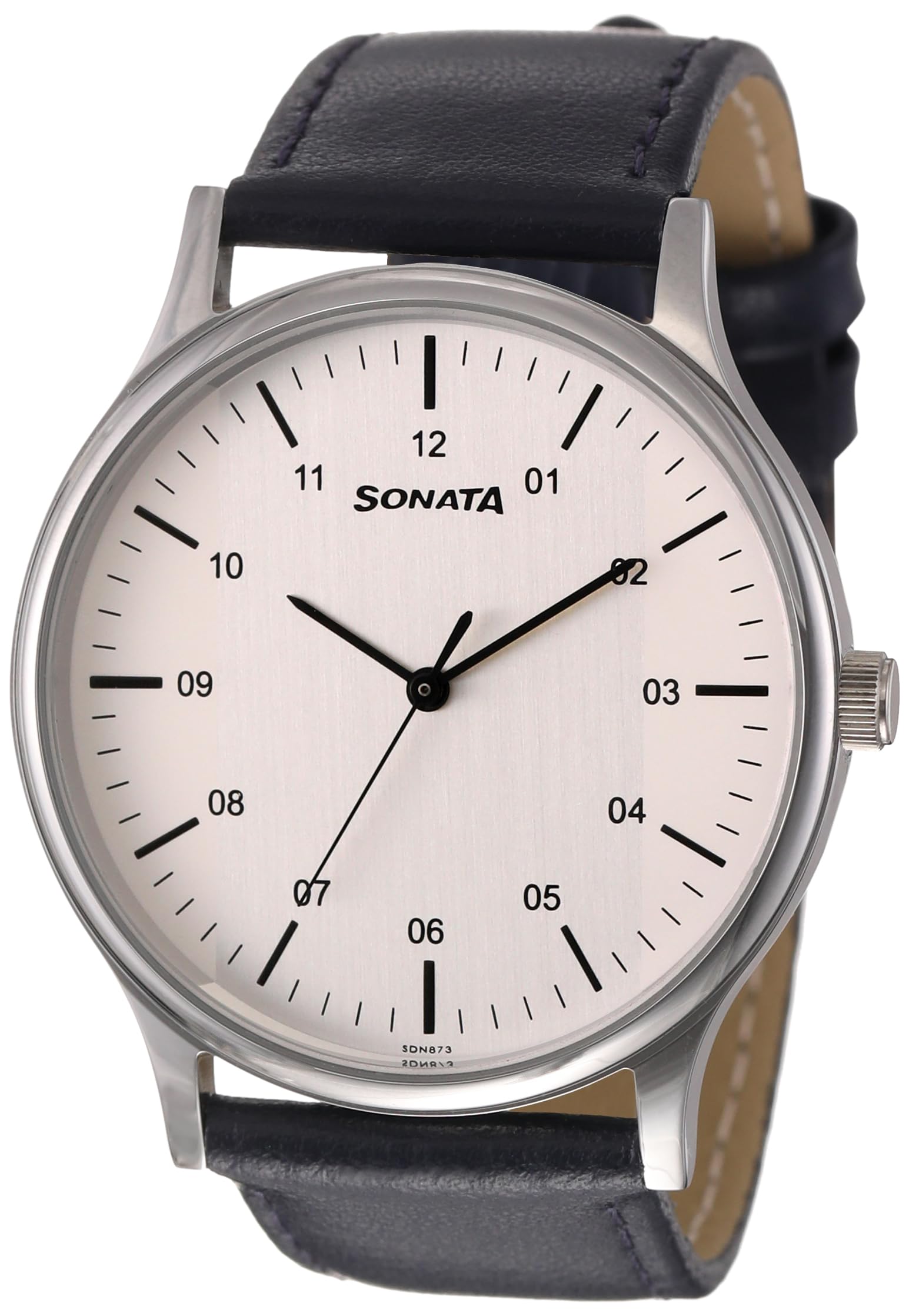 Fastrack Stainless Steel Sonata Quartz Analog Silver Dial Watch for Men-77105Sl11, Band Color:Black (B0C5MZ67QL) Amazon Price History, Amazon Price Tracker