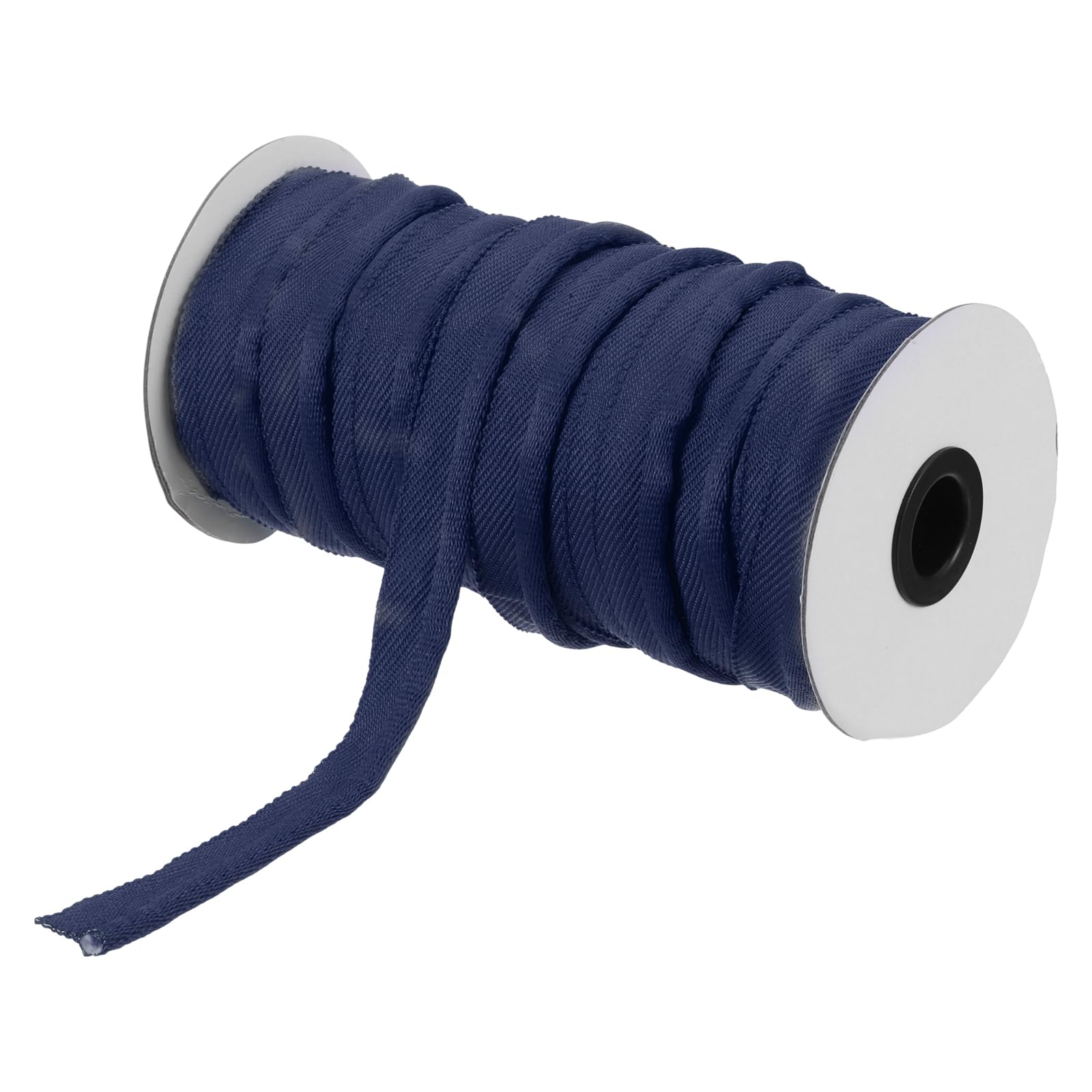 sourcing map Piping Cord Trim 20 Yards 5/8 Inch Piping Tape for Sewing DIY Crafting Fabric Edge Trim Dark Blue