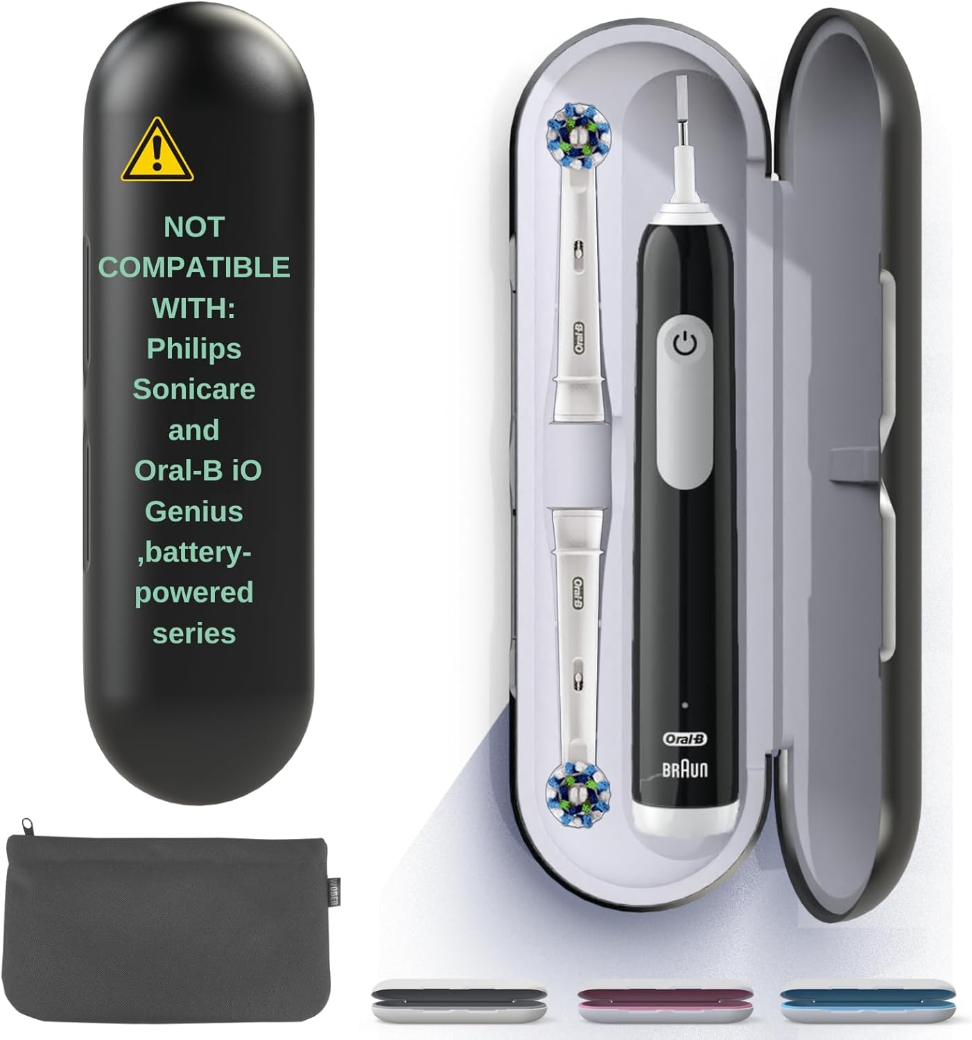 De Dientes Eléctrico Funda Cepillo Electrico Oral-B IO2 Cepillo