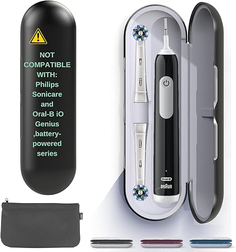 Funda de viaje magnética para cepillo de dientes eléctrico, funda de viaje para cepillo de dientes eléctrico Oral-B Pro 1000, funda de viaje para