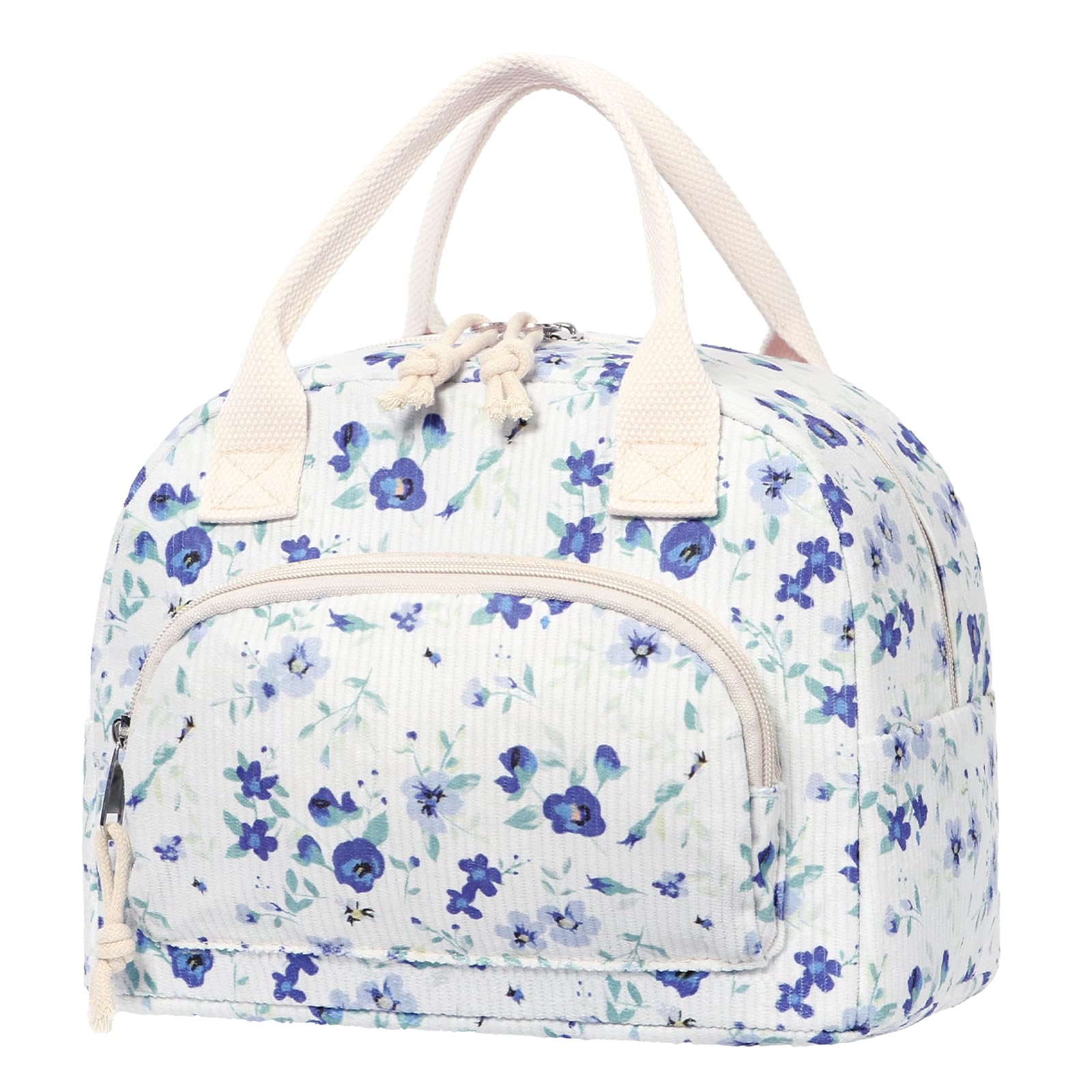 BuyCard Lunch Bag for Women,Cute Corduroy Lunch Tote — image 1