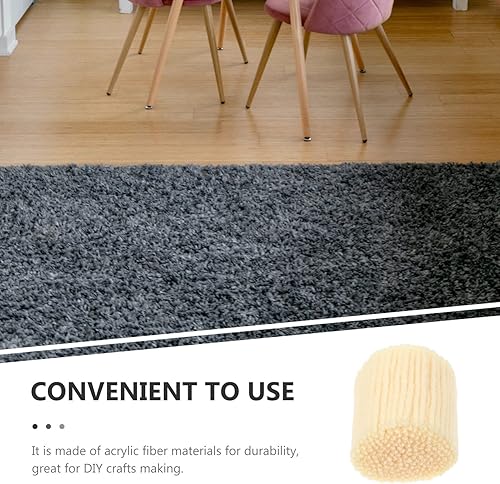 Miniatura 25 de Paquetes de hilo negro - Hilo de lana precortado para manualidades con gancho de pestillo