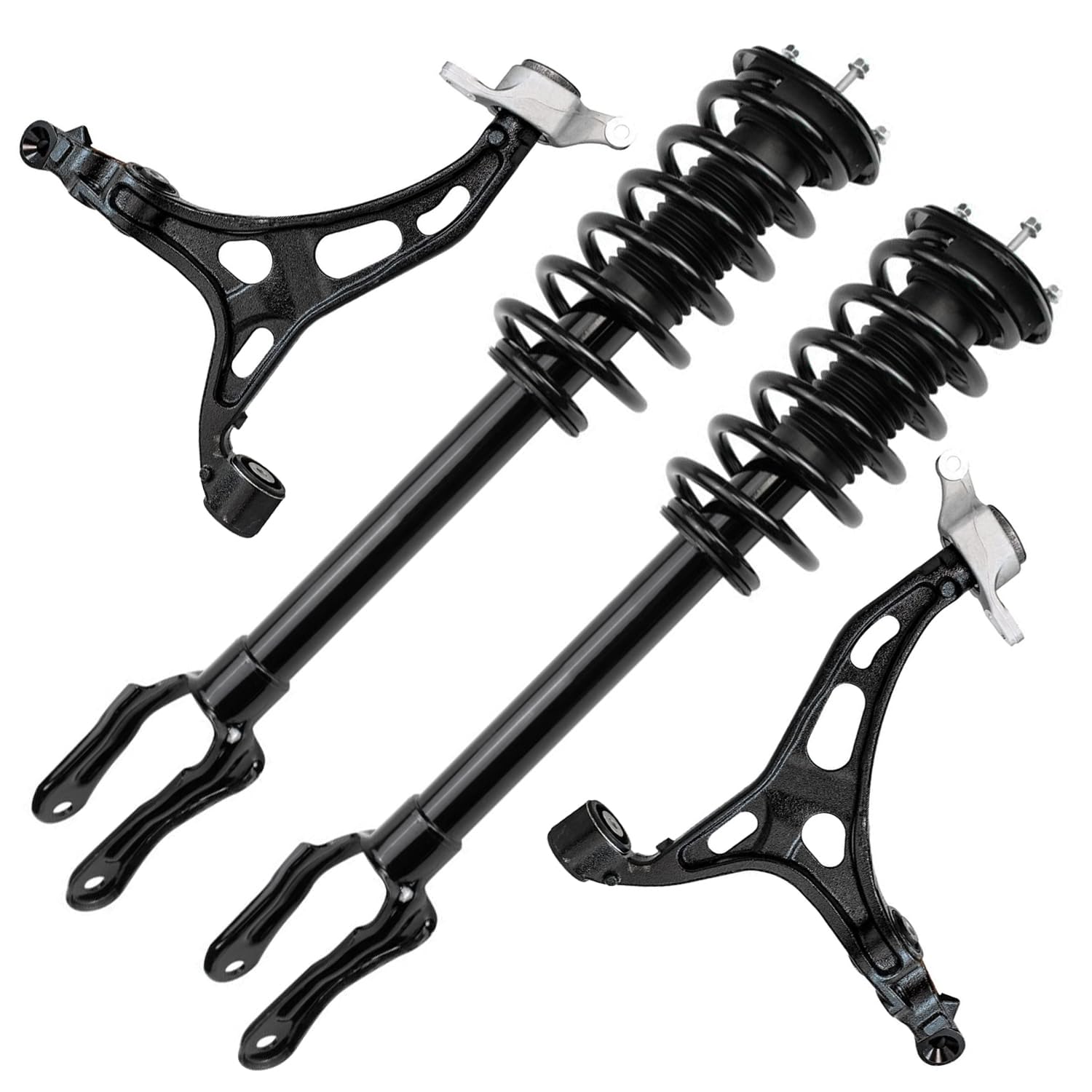 Detroit Axle - Front Struts Control Arms for Jeep 11-15 Grand Cherokee