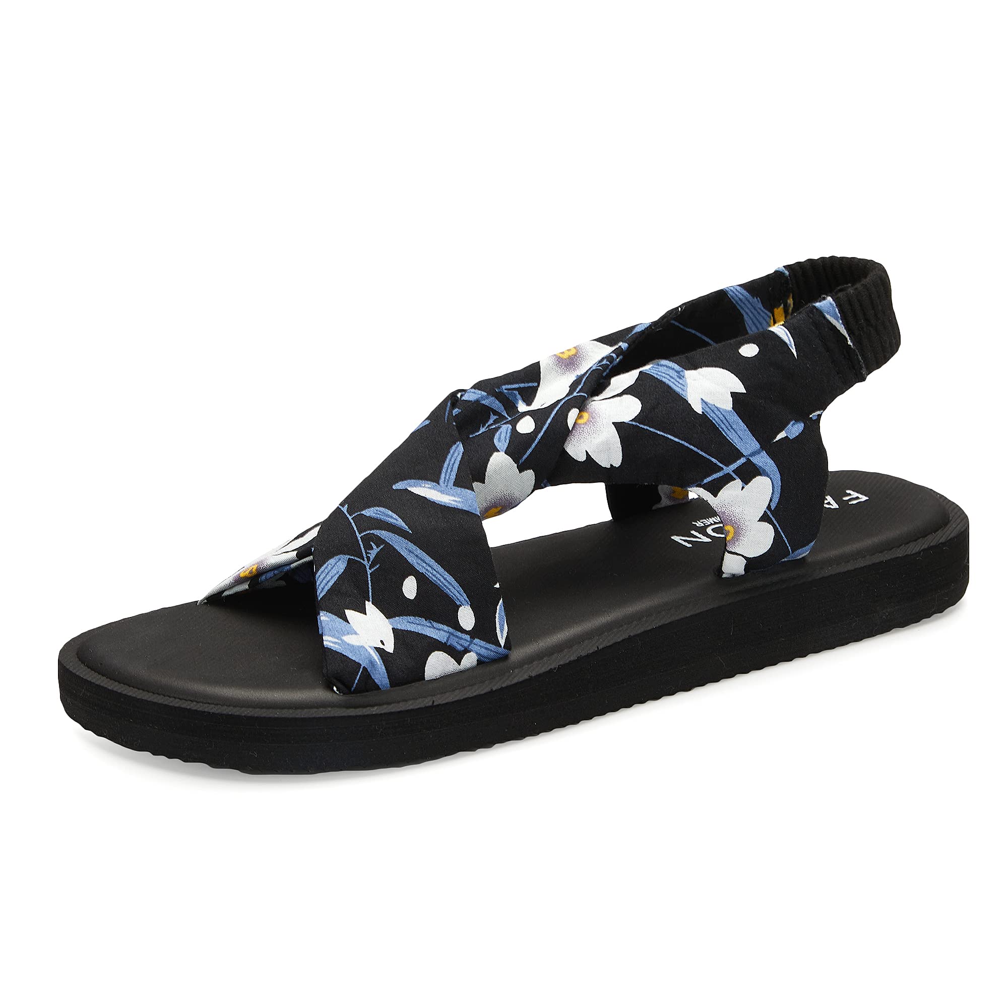 HetiosHetios Womens Non-Slip Sling Back Lightweight Girls Flat Flip Flops Yoga Sandals Lightweight Sandals for Women Flip Flops for Women Big Girls Sandals