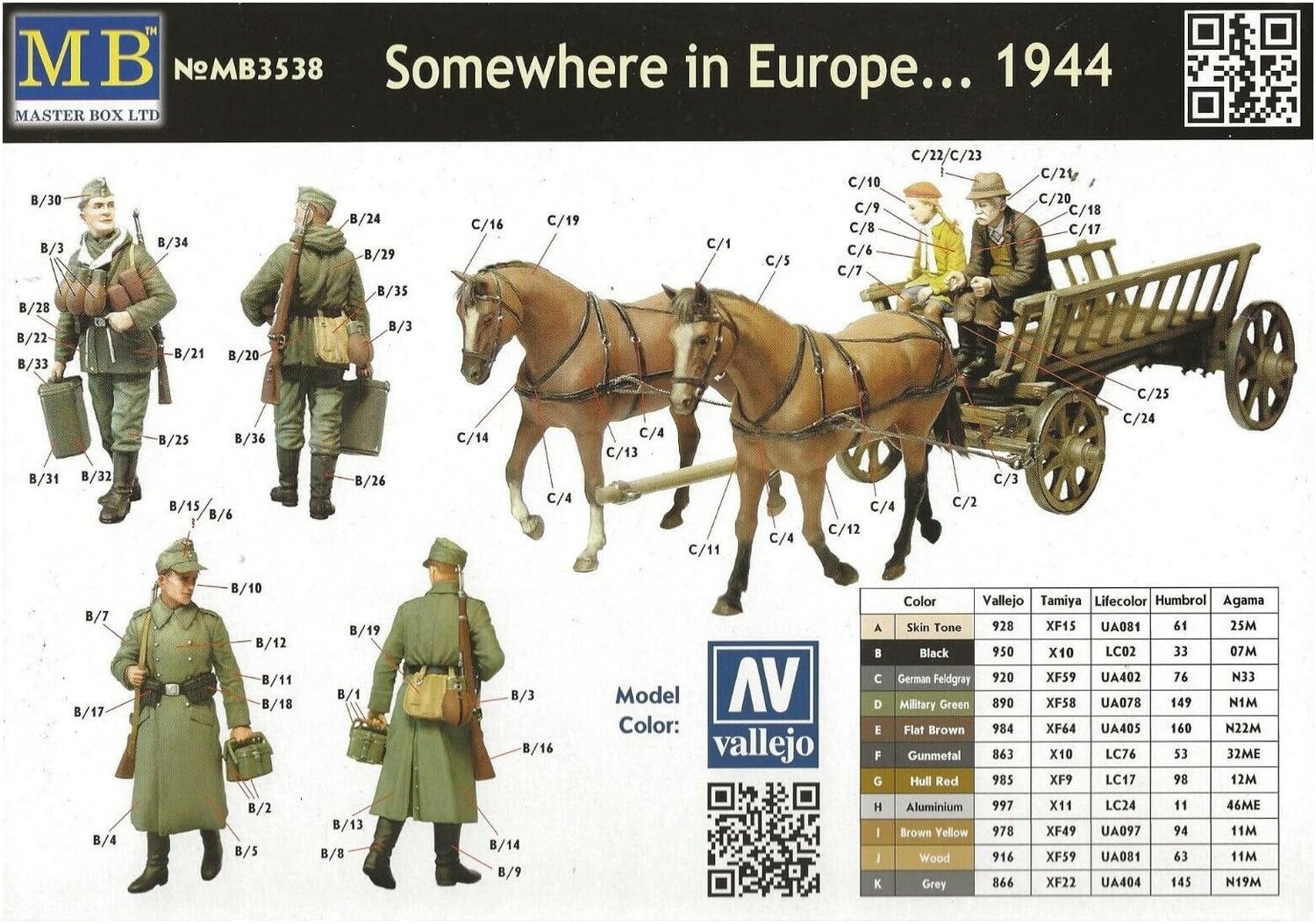 1/35ドイツ兵8体完成品 1/35ドイツ兵8体完成品