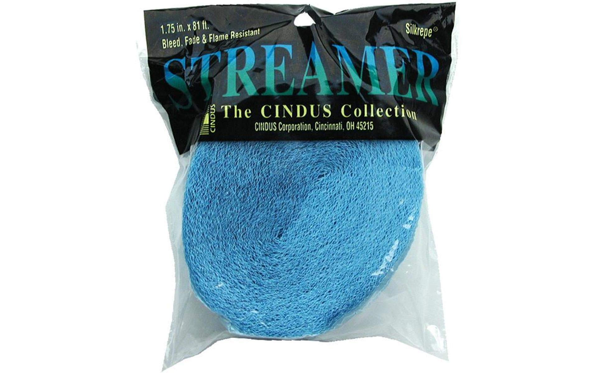 Cindus Crepe Streamers 1.75" X81'-Baby Blue