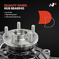 Vista 5 de A-Premium Conjunto de nudillo de dirección y cubo de cojinete de rueda delantero izquierdo compatible con Toyota Corolla 2009-2018, Matrix