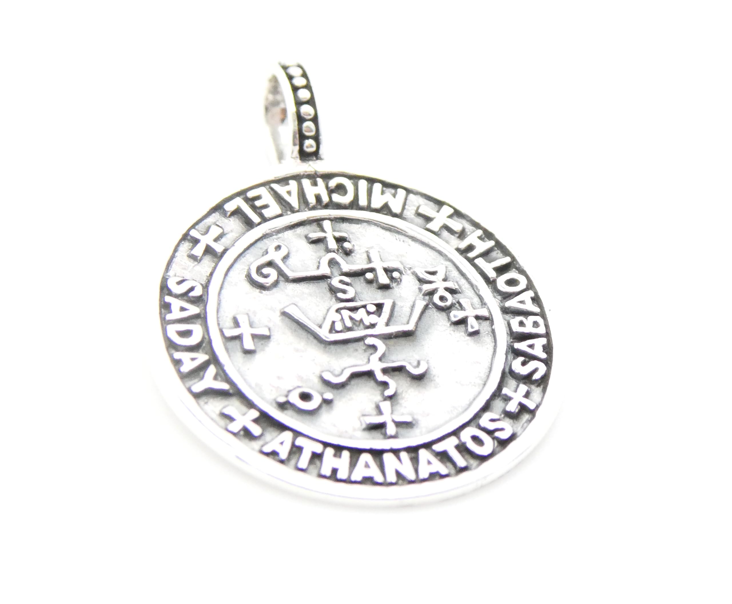 Anhänger Erzengel Michael aus 925 Sterlingsilber – Schutzsymbol Kettenanhänger, Unisex Schmuck,