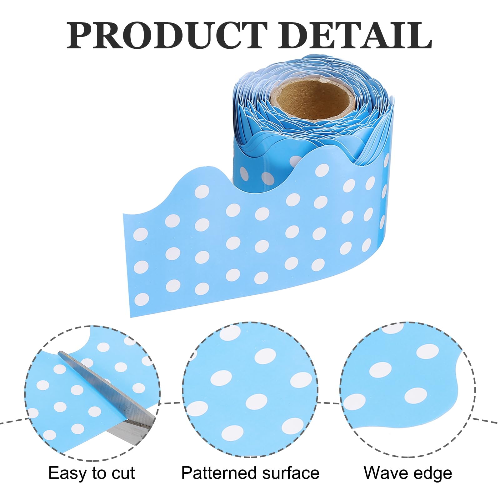 PATIKIL Dots Bulletin Board Border - Image 3