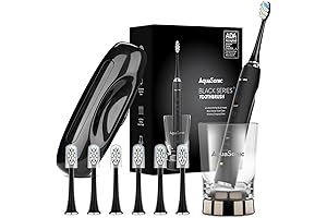Aquasonic Black Series+ Ultra Whitening Electric Toothbrush