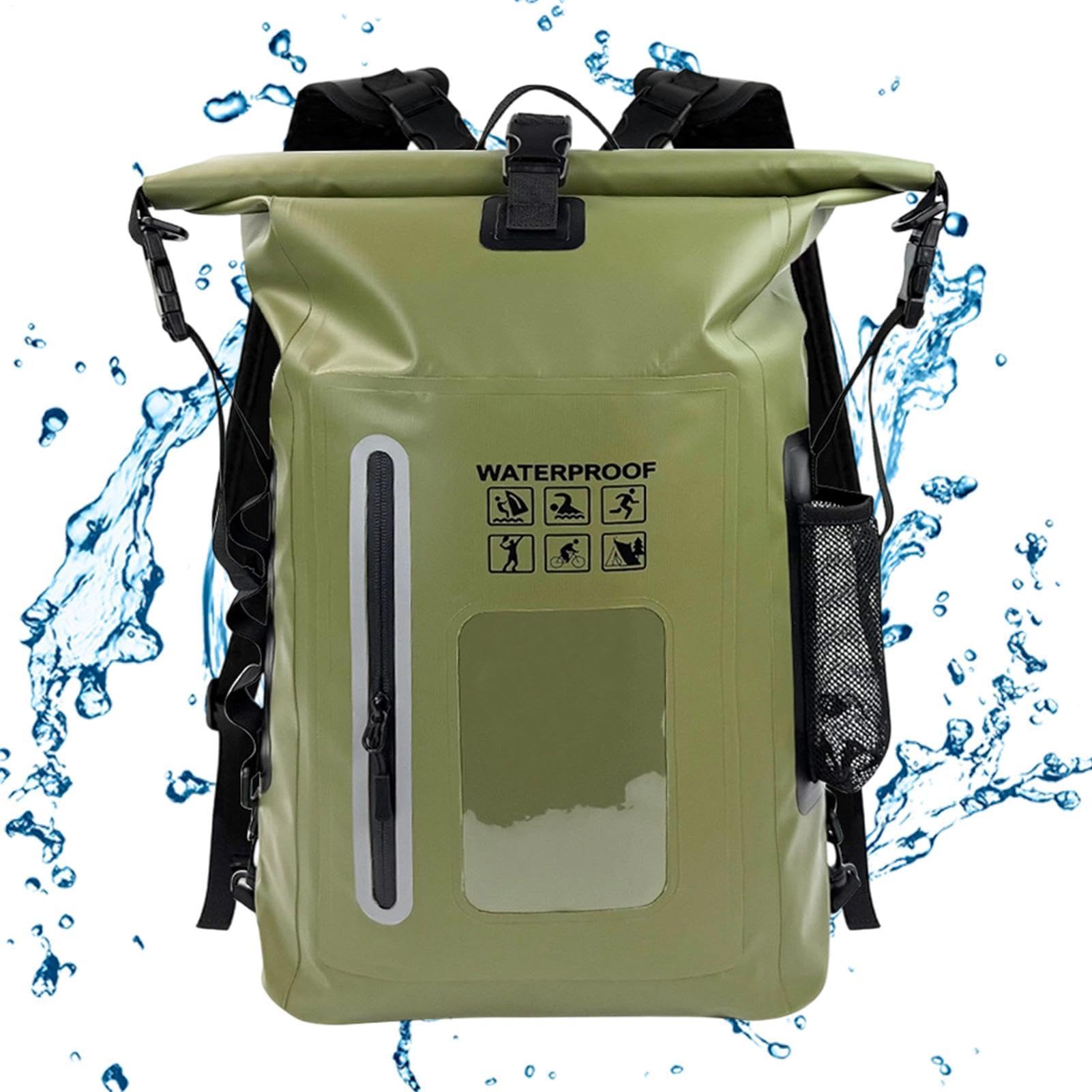 Zaino Dry Bag Impermeabile Capacità Elevata Chiusura A Rotolo Ultraleggero | Zaino Impermeabile Da Trekking Per Uomo E Donna Per Rafting Kayak Nuoto Snowboard Viaggi Outdoor