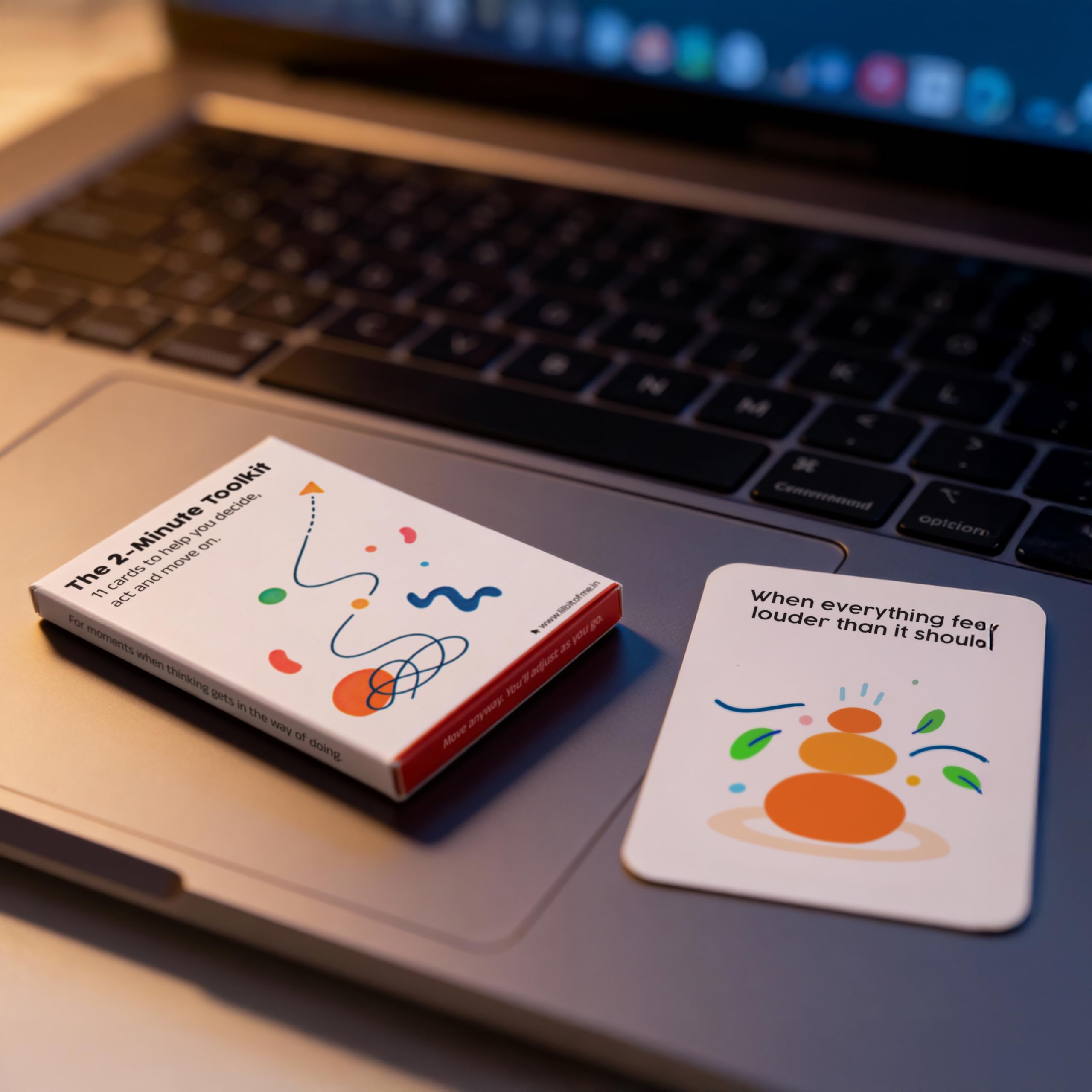 Little Bit of Me (LBM) Anti Procrastination Deck, Action Affirmation Cards for Empowerment, Focus, Clarity & Better Decisions | Gift for Men & Women 1