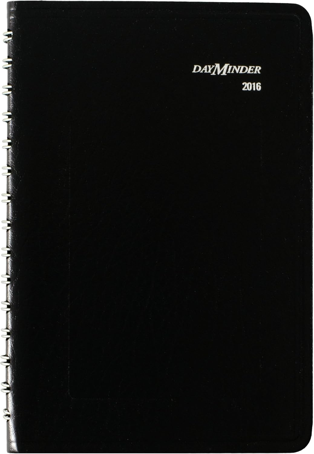 DayMinder Daily Appointment Book 2016, Wire Bound, 4.88 x 8 Inches Page Size, Black (SK460016)