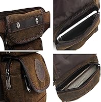 Vista 35 de Bolso de pierna caída para hombre y mujer