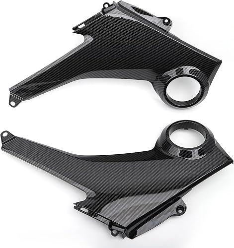 Miniatura 60 de Mokuo Luz de cabeza de fibra de carbono para motocicleta, panel lateral, soporte de señal de giro, apto para Honda Grom Msx 125 SF 2013-2016