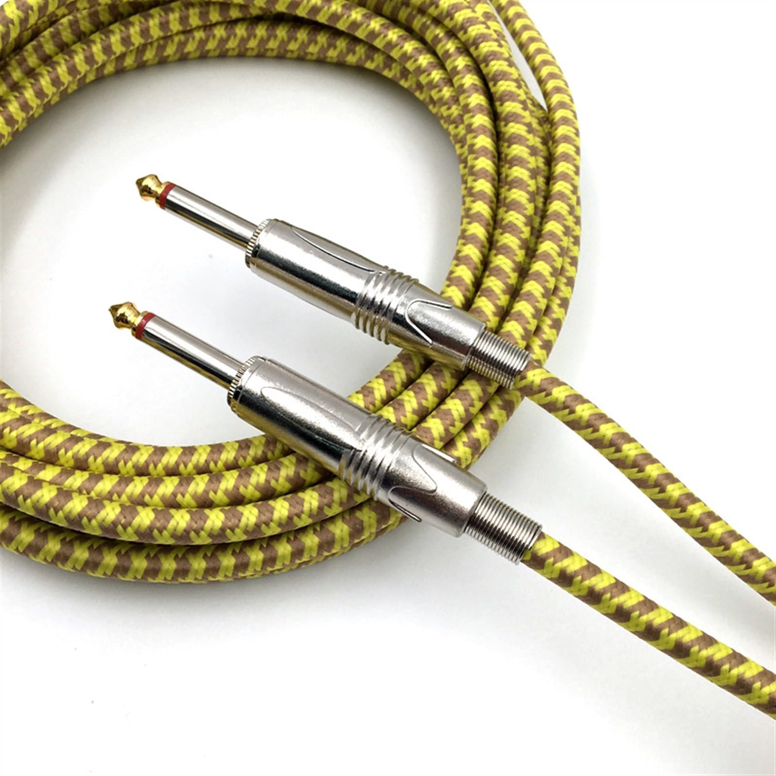 Cavo Audio Er Chitarra Cavo intrecciato per chitarra Altoparlante per basso Cavo schermato per riduzione del rumore per chitarra elettrica (Size : 300cm)