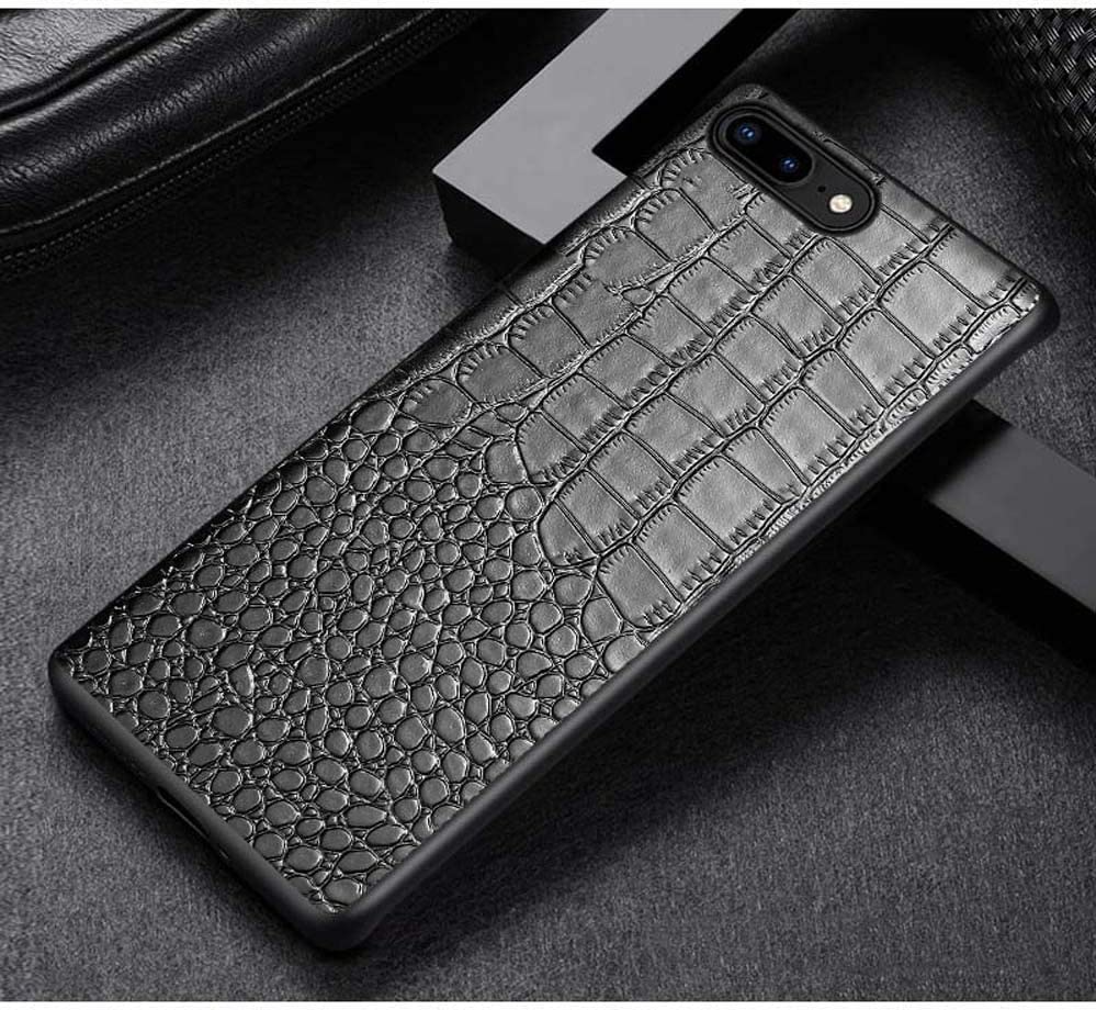 Étui iPhone 8 Plus cuir SCHIK : la coque idéale au bureau comme en soirée chic