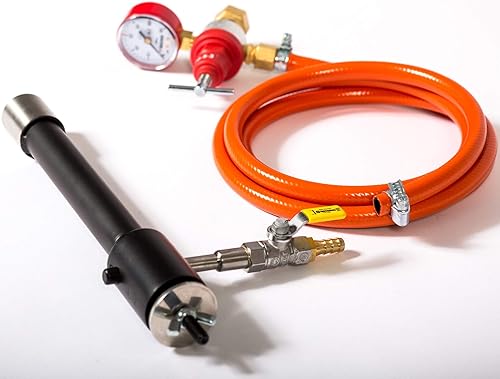 Miniatura 7 de DEVIL-FORGE Quemador de gas DFP (80.000 BTU), válvula de bola de gas, estrangulador de aire, Horno de forja de propano Fundición Horno Raku Horno