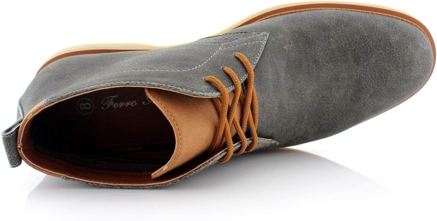 Ferro Aldo Men's Chukka Boots | Classic Dress, Casual & Sneaker Styles | Lace-Up Ankle Boot for Work & Everyday Wear - Image 7