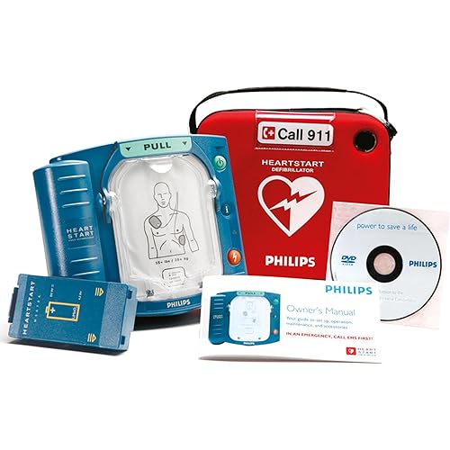 Philips HeartStart Home AED Defibrillator with Slim Carry Case, M5068A-C01