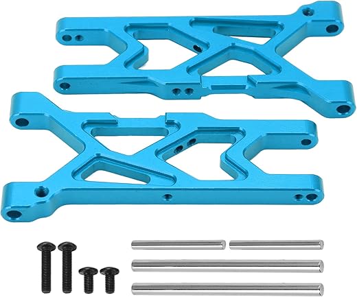 Braços da suspensão dianteira Liga de alumínio de alumínio Frente de suspensão inferior Substituição do braço de suspensão para Arrma 1/10 Carro...