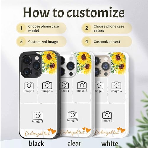 Vista 2 de Haz tus propias fundas de teléfono para iPhone 11 12 13 14 15 16 Pro Max Plus Mini para Samsung Galaxy S21 S22 S23 S24 S25 Ultra PlusRegalos