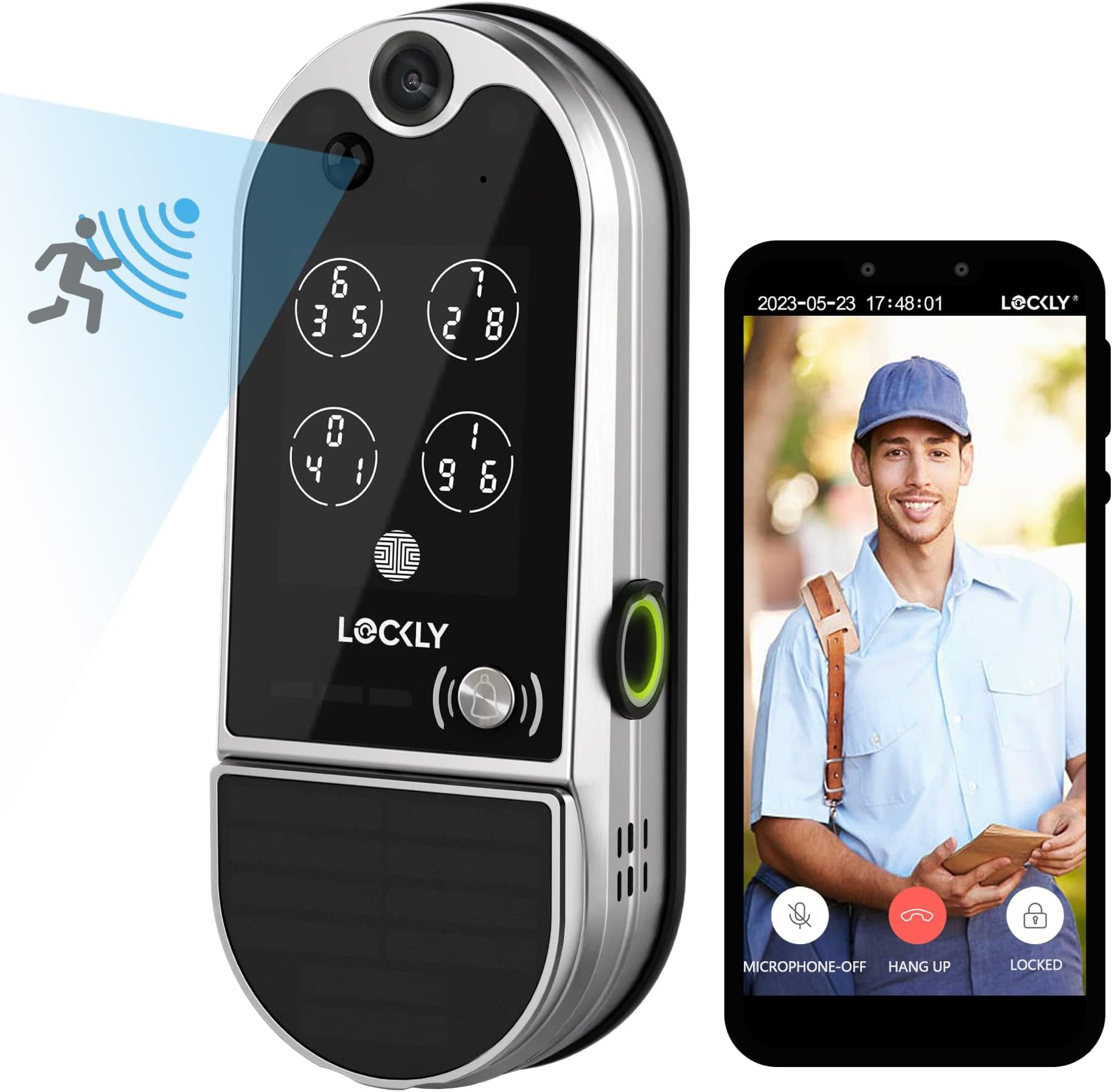 Lockly Vision Elite - WiFi Video Smart Lock with Night Vision Camera ...