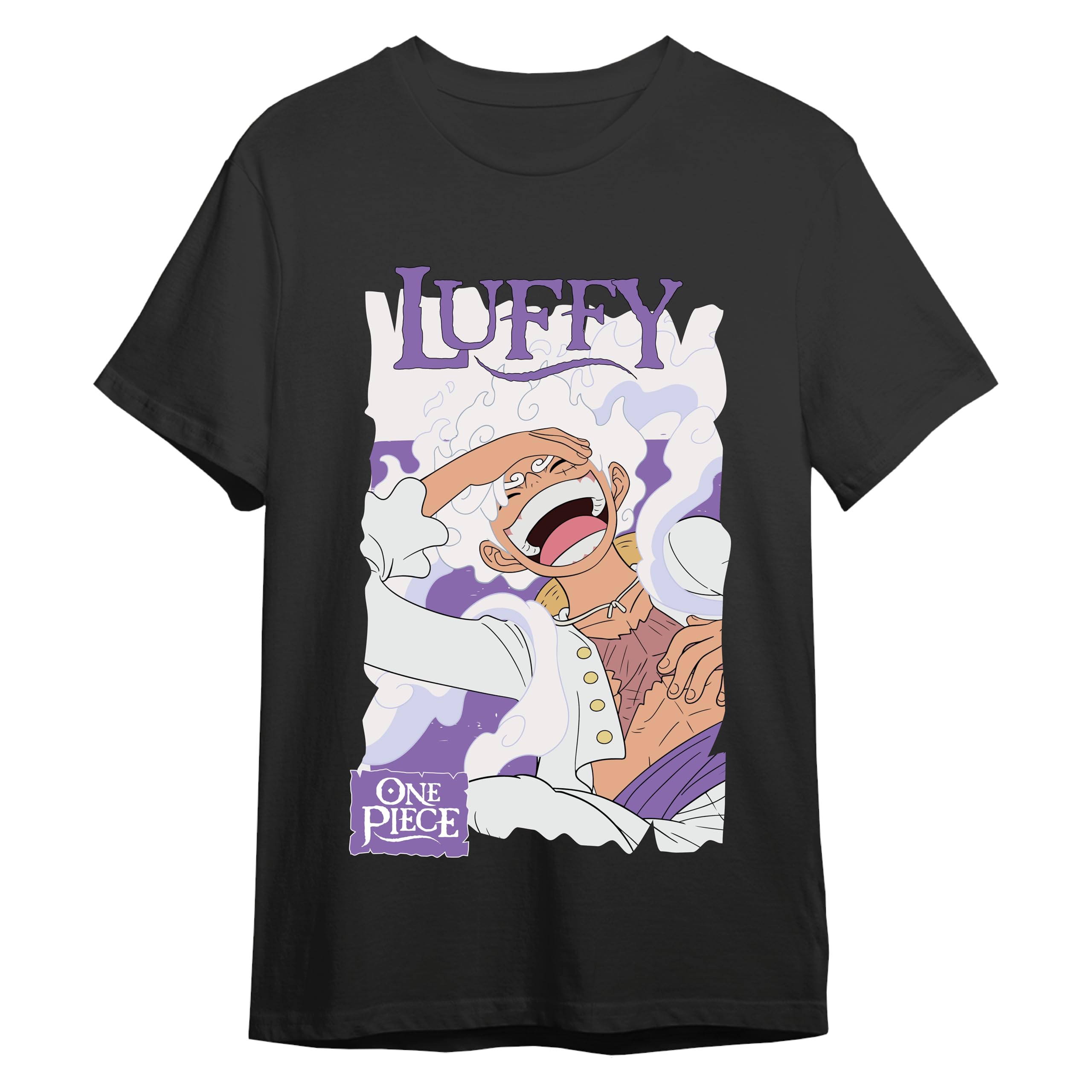 One Piece Maglietta Ufficiale – Monkey D. Rufy – T-Shirt Unisex 100% Cotone, Vestibilità Comoda – Taglia M - 5