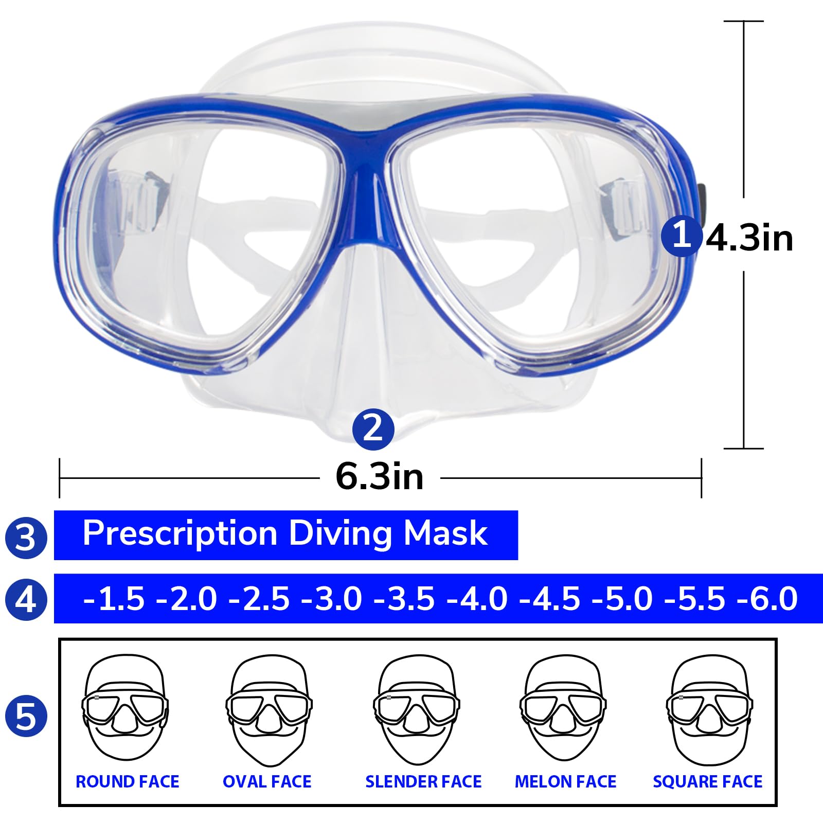 Zestaw do nurkowania z rurką dla dorosłych, młodzieży, krótkowzroczna maska do nurkowania z rurką, silikonowa rurka do nurkowania z akwalungiem, snorkelingu, freedivingu