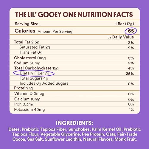 Miniatura 2 de Harken Sweets  The Lil' Gooey Ones Mini barras de caramelo bocadillo de turrón de chocolate vegano con caramelo de dátiles  A base de plantas, apto